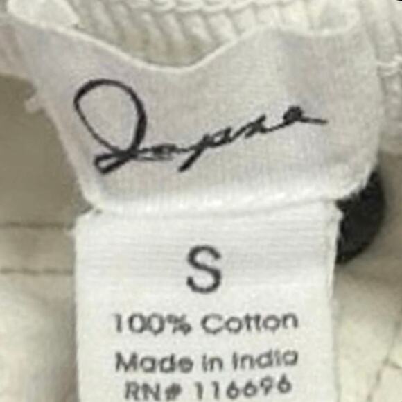 Japna White Sleeveless Smocked Button Cami Camisole Mini A-line Tank Dress Sz S - Picture 4 of 4